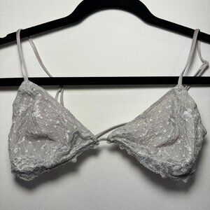 Silver Lace Bralette